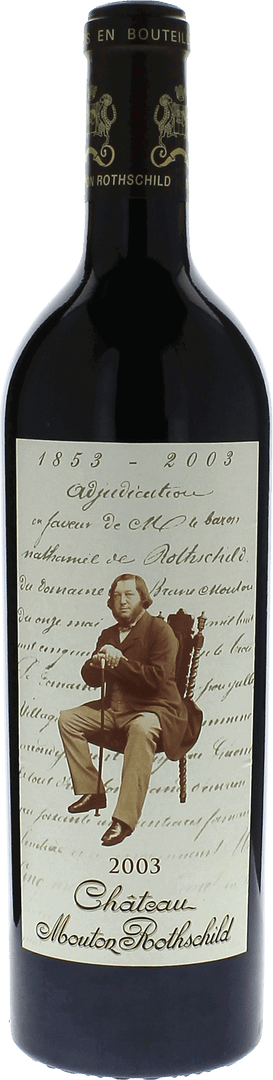 Mouton Rothschild 1er Grand Cru Classé Pauillac, 2003 - Bottle Hero