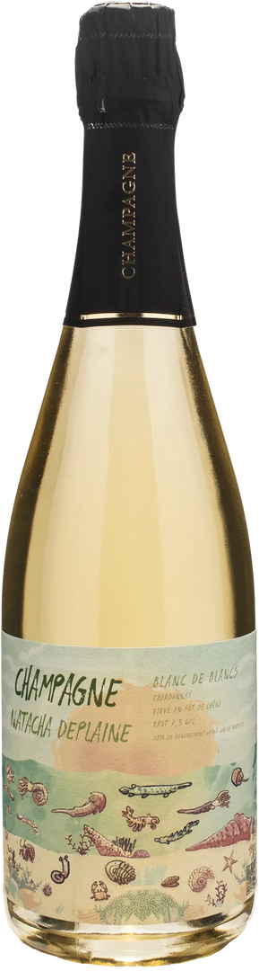 Natacha Deplaine Champagne Blanc de Blancs Brut - Bottle Hero