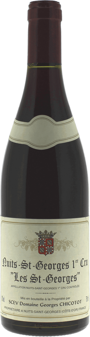 Nuits Saint Georges Les Saint Georges Domaine Chicotot, 1996 - Bottle Hero