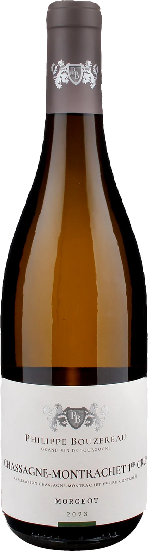 Philippe Bouzereau Chassagne Montrachet 1er Cru Abbaye de Morgeot 2023 - Bottle Hero