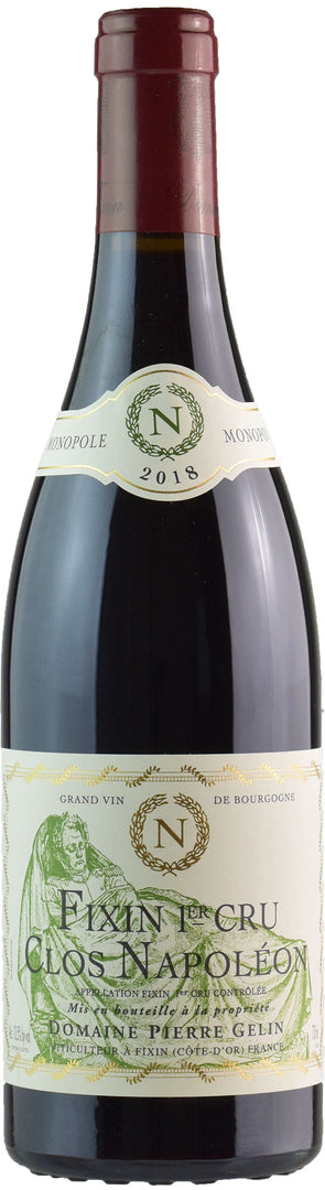 Pierre Gelin Clos Napoleon Fixin 1er Cru 2018