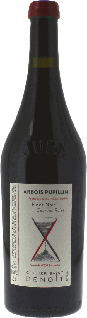 Pinot Noir Courbes Raies Cellier Saint Benoit Jura, 2023 - Bottle Hero
