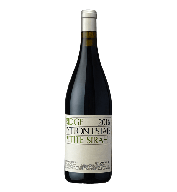 Ridge Vineyards Petite Sirah Lytton Estate 2016 - Bottle Hero