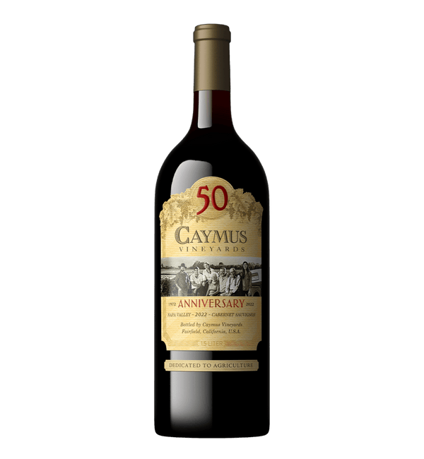 Caymus Cabernet Sauvignon Napa Valley 50th Anniversary 2022 Magnum - Bottle Hero