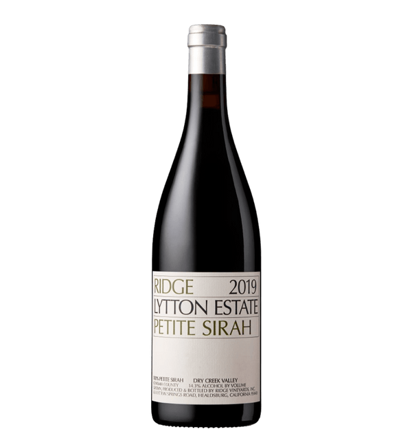 Ridge Vineyards Petite Sirah Lytton Estate 2019 - Bottle Hero
