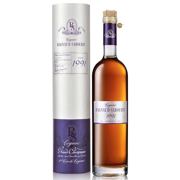 Cognac Ragnaud-Sabourin, Ragnaud-Sabourin Cognac Vintage 43% 1991 - Bottle Hero