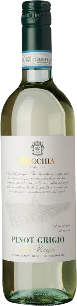 Recchia, Pinot Grigio Delle Venezie DOC, 2025 - Bottle Hero