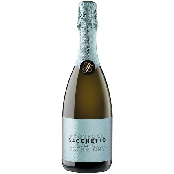 Sacchetto, Prosecco Spumante Extra Dry - Bottle Hero