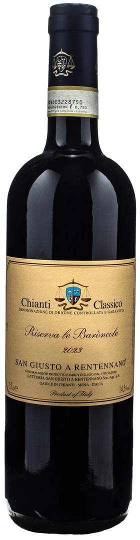 San Giusto a Rentennano Chianti Classico Le Baròncole Riserva 2023 - Bottle Hero