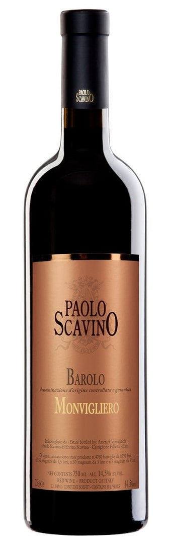 Tenuta Paolo Scavino, Barolo Monvigliero 2018 - Bottle Hero