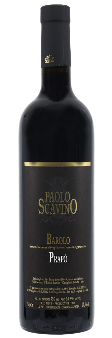 Tenuta Paolo Scavino, Barolo Prapò 2022 - Bottle Hero