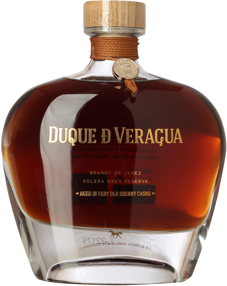 Duque de Veragua brandy, Solera Gran Reserva, Àlvaro Domecq - Bottle Hero