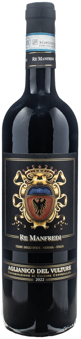Terre degli Svevi Aglianico del Vulture Re Manfredi 2022 - Bottle Hero