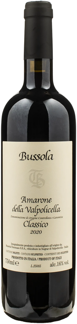 Tommaso Bussola Amarone della Valpolicella Classico TB 2020