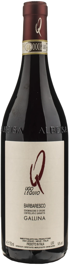 Ugo Lequio Barbaresco Gallina 2019