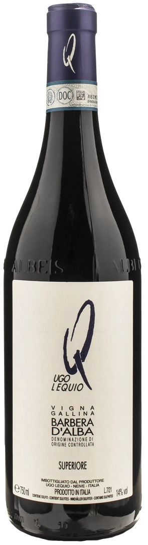 Ugo Lequio Barbera d'Alba Superiore Vigna Gallina 2019
