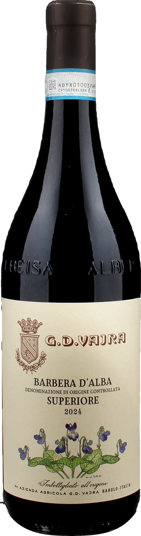 Vajra G.D. Barbera d'Alba Superiore Viola delle Viole 2024 - Bottle Hero
