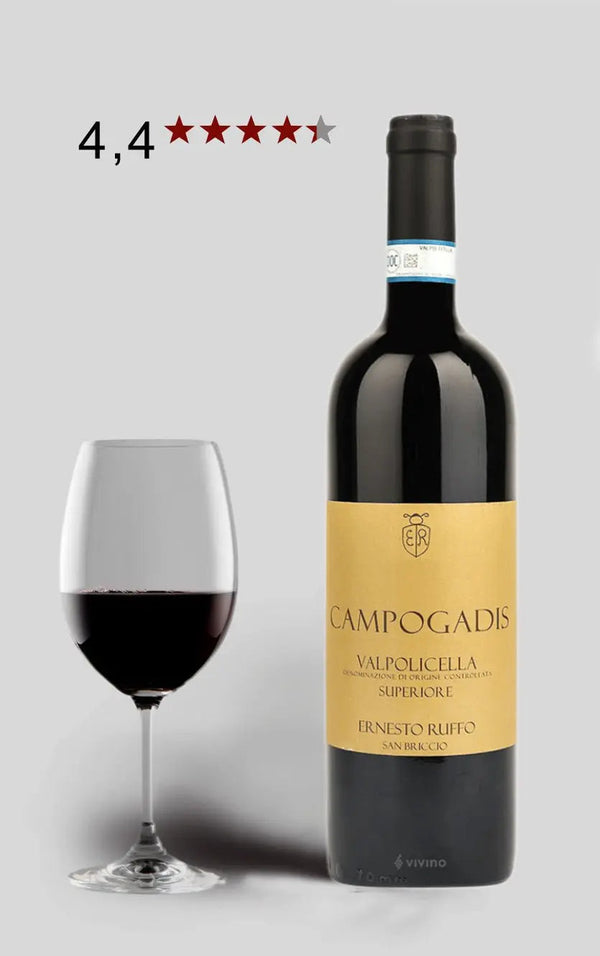 Valpolicella Ernesto Ruffo Campogadis Superiore 2015 - Bottle Hero