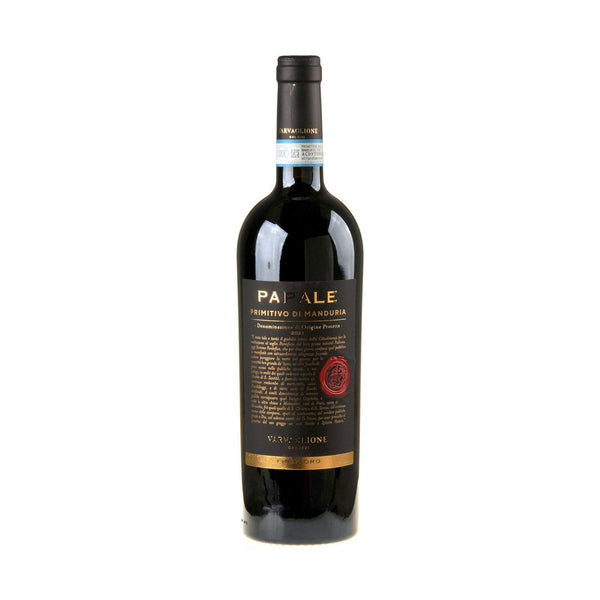 Varvaglione Linea Oro Papale Primitivo 2021 - Bottle Hero