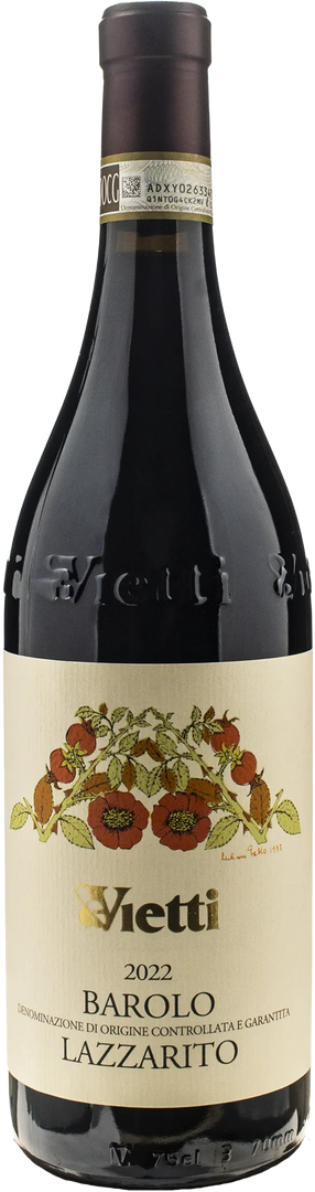 Vietti Barolo Lazzarito 2022 - Bottle Hero