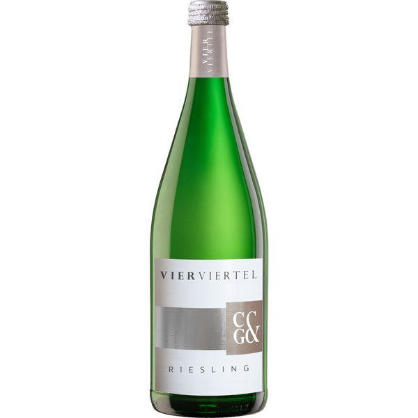 Weingärtner Cleebronn-Güglingen, VierViertel Riesling halbtrocken MEHRWEG White - Bottle Hero